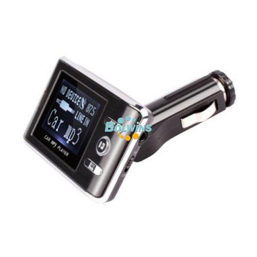 E01 Auto KFZ MP3 Player FM Transmitter USB SD TF Slot + Fernbedienung