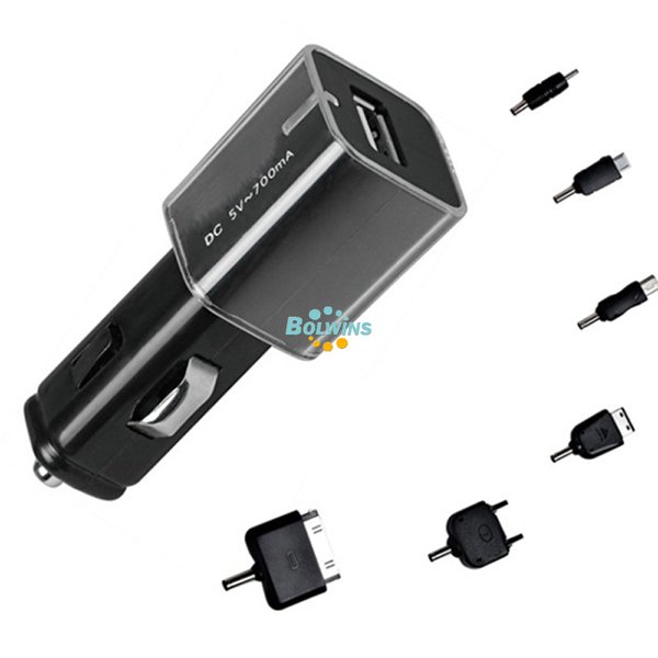 H23C KFZ Auto Ladegeräte USB Adapter Handy Ladegerät Aufladen 12-24V / 5V 700mA