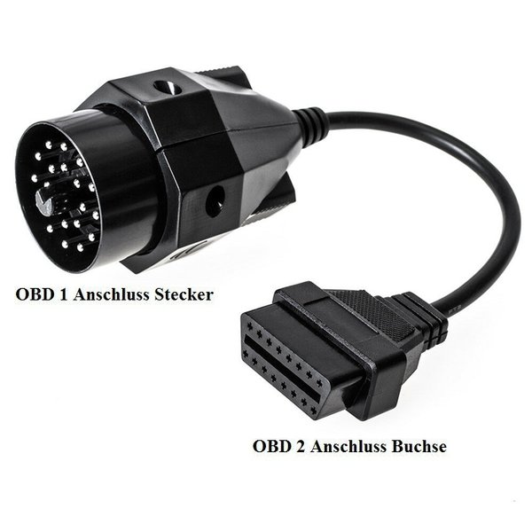 H18C 40cm Diagnose Kabel Adapter OBD2 zu OBD1 16Pin zu 20Pin Kabel II passend für  BMW Ediabas