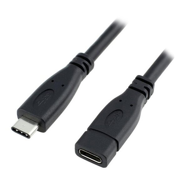 Q12 1m USB 3.1 Typ C Stecker auf Buchse Verlängerungskabel passend für Samsung Macbook