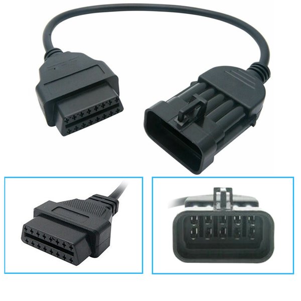 G34C 10 Pin OBD Zu 16 Pin obd2 Kabel OBDII Adapter Diagnose Stecker passend für  Opel Vauxhall