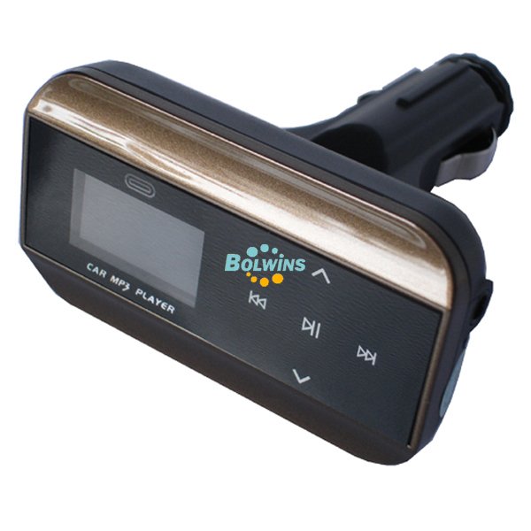 E05D Auto KFZ MP3 Player FM Transmitter USB SD Slot + Fernbedienung