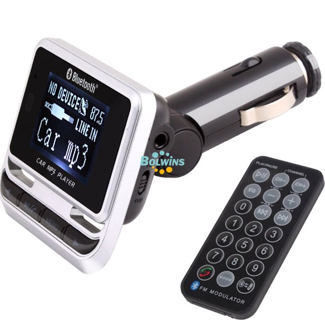 Bluetooth FM Transmitter Auto MP3 Player USB Stick KFZ  Freisprechanlage 