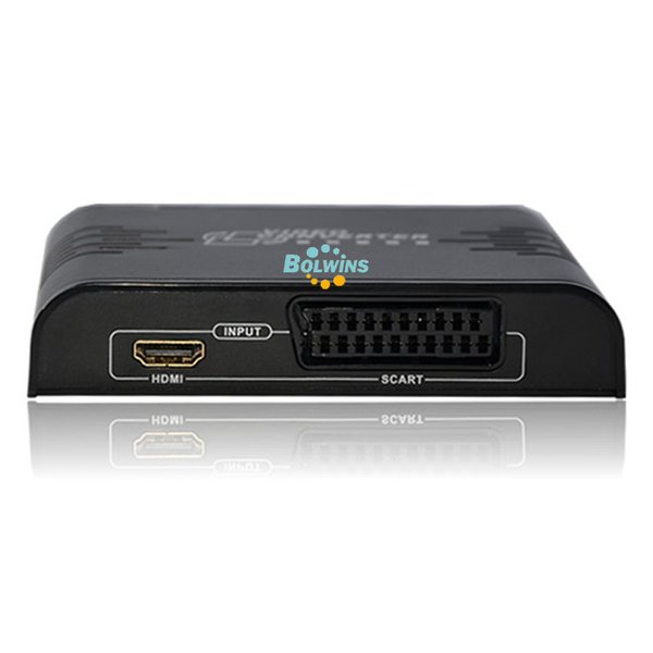 A03D Scart zu HDMI Konverter Wandler Adapter Converter DVD TV Monitor 720P 1080P
