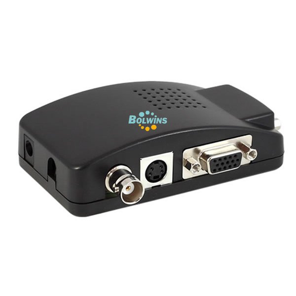 B11D BNC zu VGA Konverter Wandler Adapter VGA Monitor Überwachungsmonitor TV