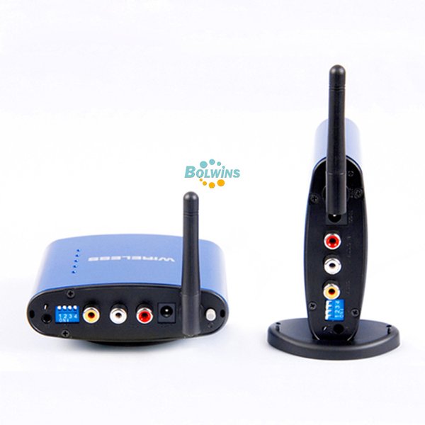 A07D 5,8G Wireless AV Transmitter System Funk AV 3RCA 150m TV Ton und Bild IR