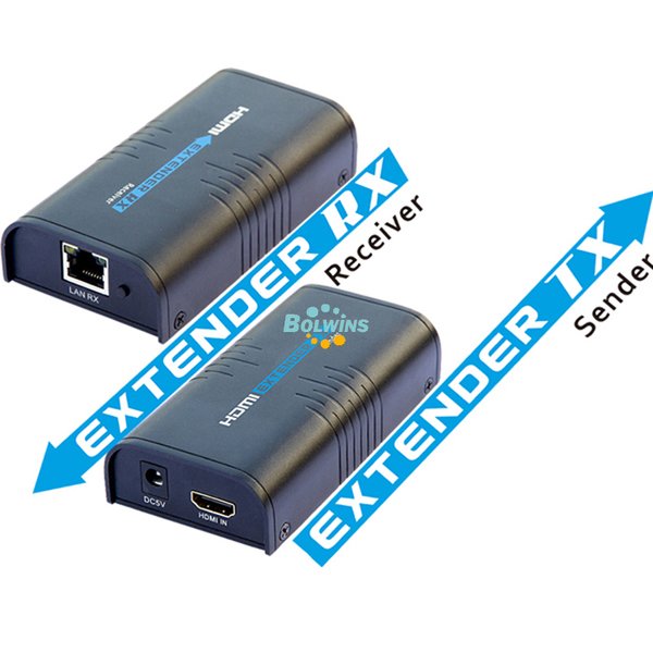 A10D HDMI Extender Erweiterung LAN CAT5/6 RJ45 Netzwerk Kabel 1080P Verstärker