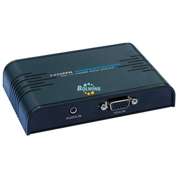 B02D VGA zu HDMI Video Audio Konverter Wandler PC/Laptop to TV