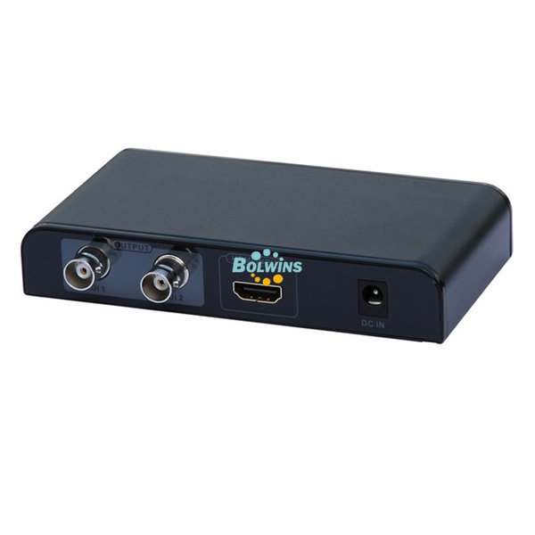 B07D HDMI Zu SDI Video Audio Konverter 2x SDI Ausgang + HDMI Eingang TV DVD 1080p