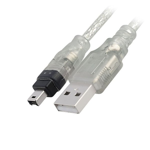 P95 150cm USB 2.0 Stecker IEEE 1394 4 Pol. Stecker Firewire Sync Kabel Adapter