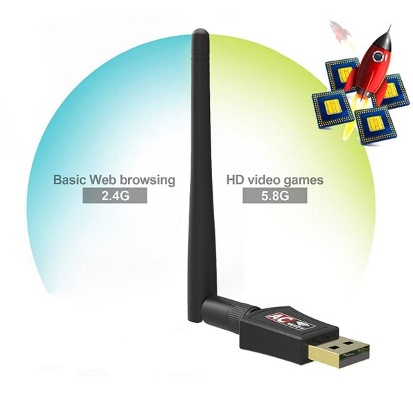 C25 600Mbps USB 2.0 WLAN Adapter Karte LAN 802.11N/G/B für PC Windows MAC Linus