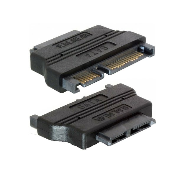 D32 Kabel Adapter SATA 22 Pin > Slim SATA 13 Pin DVD / CD Laufwerk Anschluss 5V