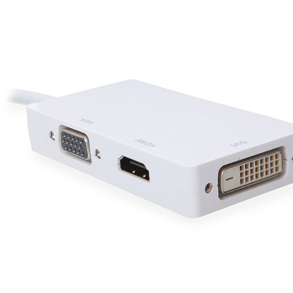 B57 3in1 Mini DP Displayport Thunderbolt auf HDMI DVI VGA Adapter MacBook Air
