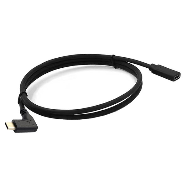 Q14 1m abgewinkelt USB 3.1 Typ C auf Buchse Verlängerung Kabel passend für Samsung Macbook