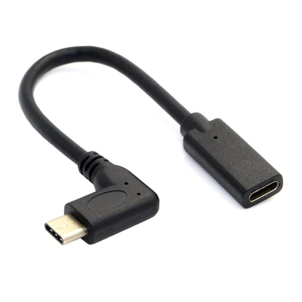 H50 20cm abgewinkelt USB 3.1 Typ C auf Buchse Verlängerung Kabel Samsung Macbook