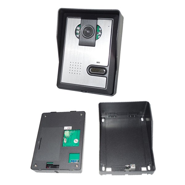 A15D 2.4G Funk Video Türsprechanlage Set Kamera mit 3.5" und 7" TFT DVR Monitor