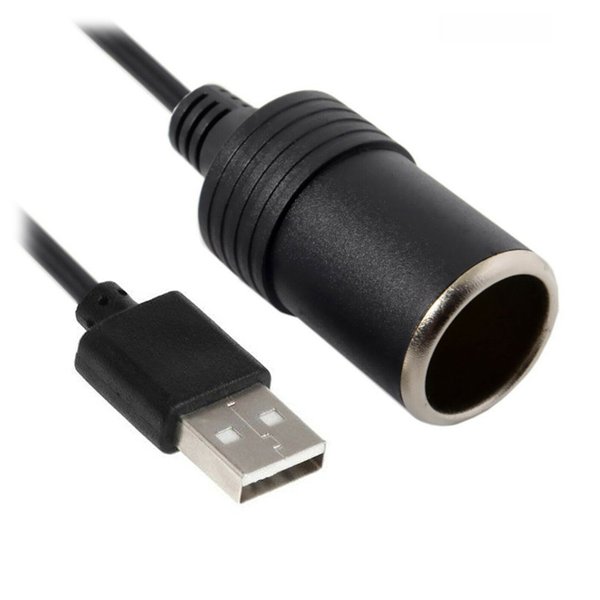 F77C 3m USB Konverter Stecker zu DC12V 10W Auto Zigarettenanzünder Adapter Kabel