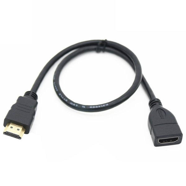 B40 30cm HDMI Verlängerungskabel Adapter HDMI Stecker auf Buchse FULL HD 1080p