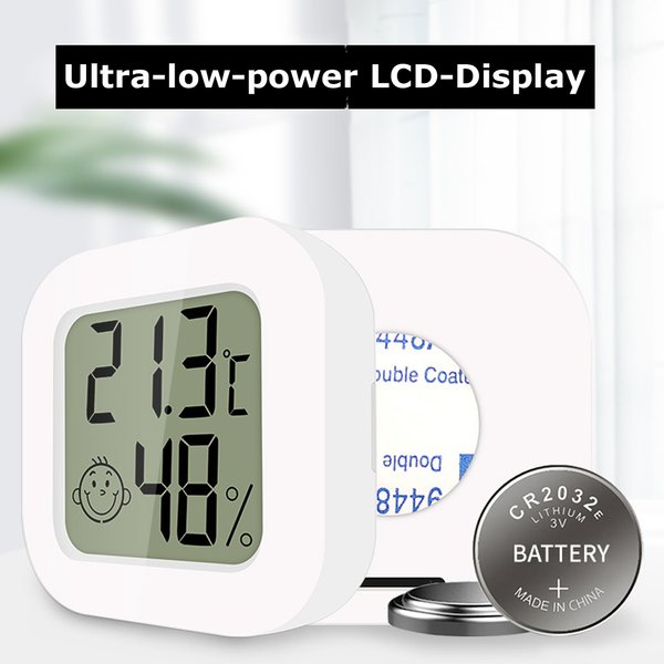 I18 Bolwins 3in1 Multifunktion Digital Thermometer Hygrometer LCD Display Klimaanlage