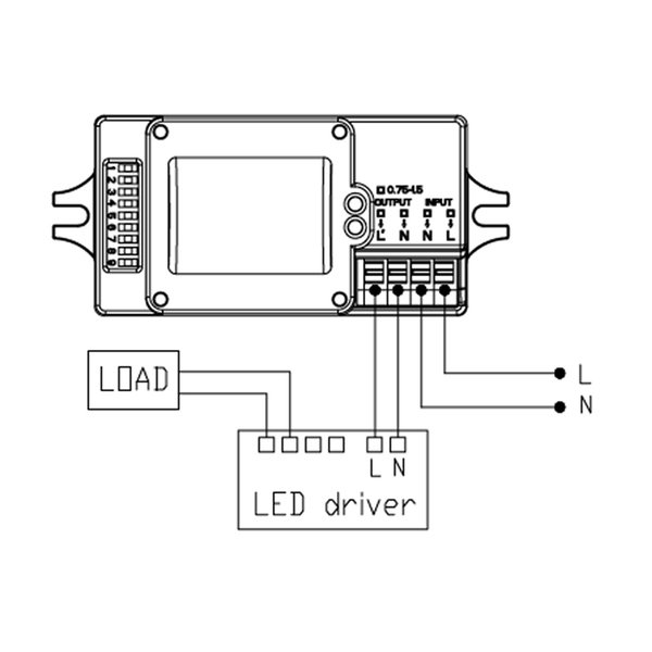 Merrytek MC602S Mikrowellen Bewegungssensor Bewegungsschalter Sensor Lampe 120-270VAC 800W